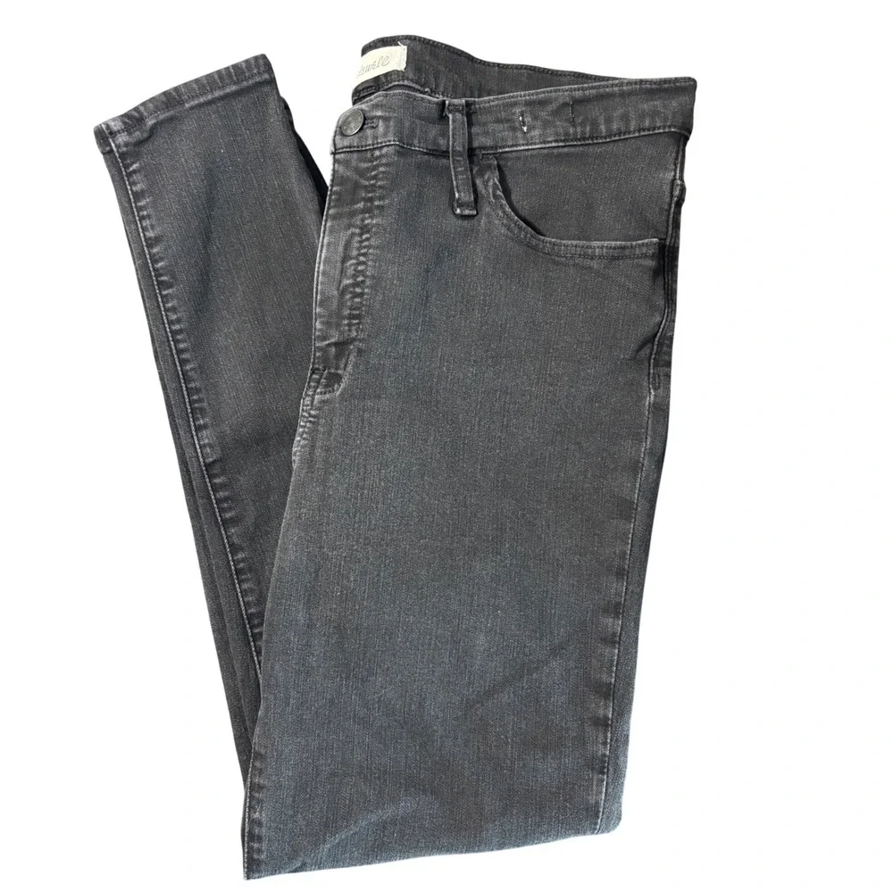 Madwell Roadtripper Black‎ Wash High-Rise Denim Skinny Jeans Size 32